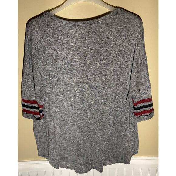 South Carolina Gamecocks Concepts Sports V Neck Women's Size XL T Shirt Gray - Picture 2 of 5